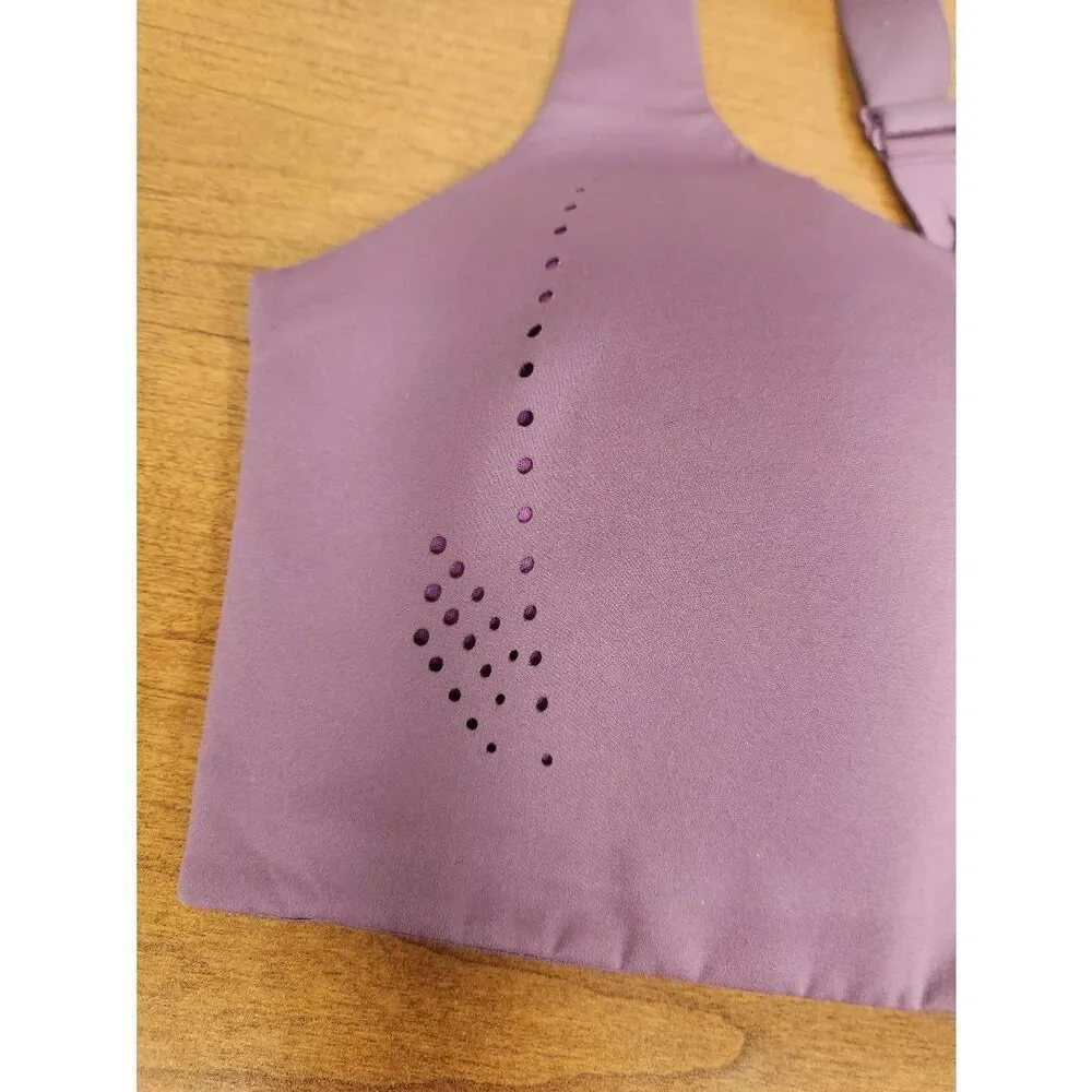 Lululemon AirSupport High Impact Bra egg plant size 38DD